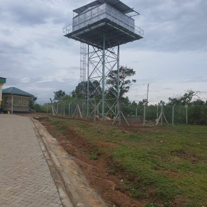 Installed water tank receiving water from borehole1 - sba