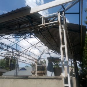 Shed construction at Alomba Center3 - sba